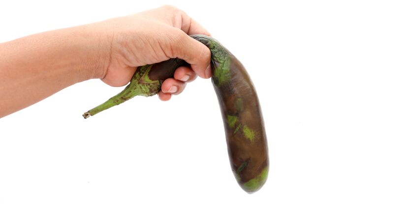 Las verduras blandas simbolizan un alimento peligroso para la potencia.