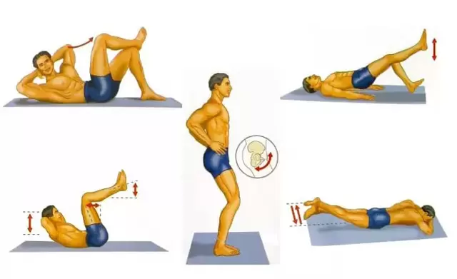 Un conjunto de ejercicios físicos para aumentar la potencia en los hombres. 